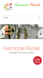 Mobile Screenshot of harmonieflorale.com